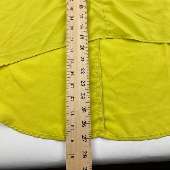 Kardashian Kollection Tank Top Womens Large Yellow Sheer - Picture 8 of 11